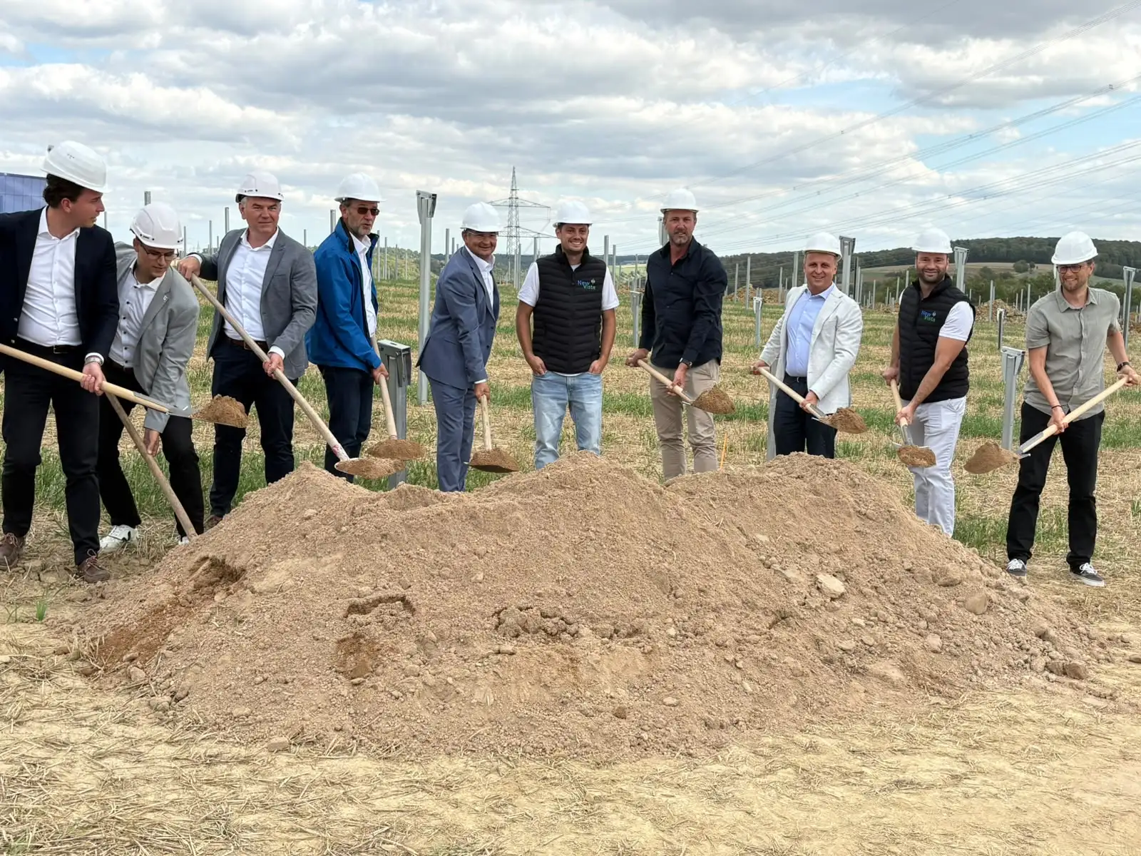 Spatenstich für den Solarpark „Langenbusch“ in Mulfingen-Jagstberg