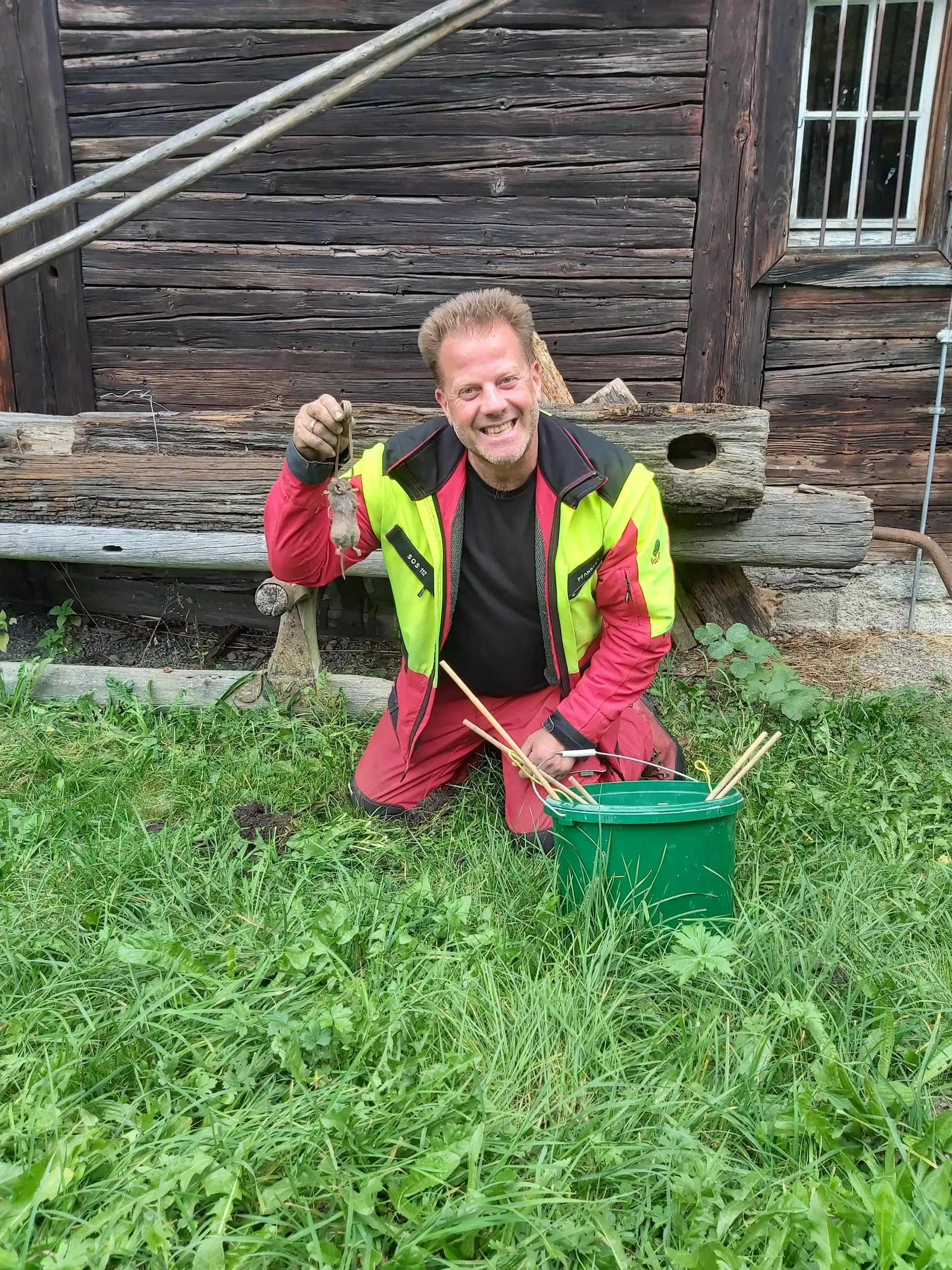Alexander Ego gibt Tipps, wie Wühlmäuse im Garten bekämpft werden können. Bild: Landratsamt Oberschwäbisches Museumsdorf Kürnbach Am Museumsdorf 1, 88427 Bad Schussenried-Kürnbach museumsdorf@biberach.de , 07351 52-6790