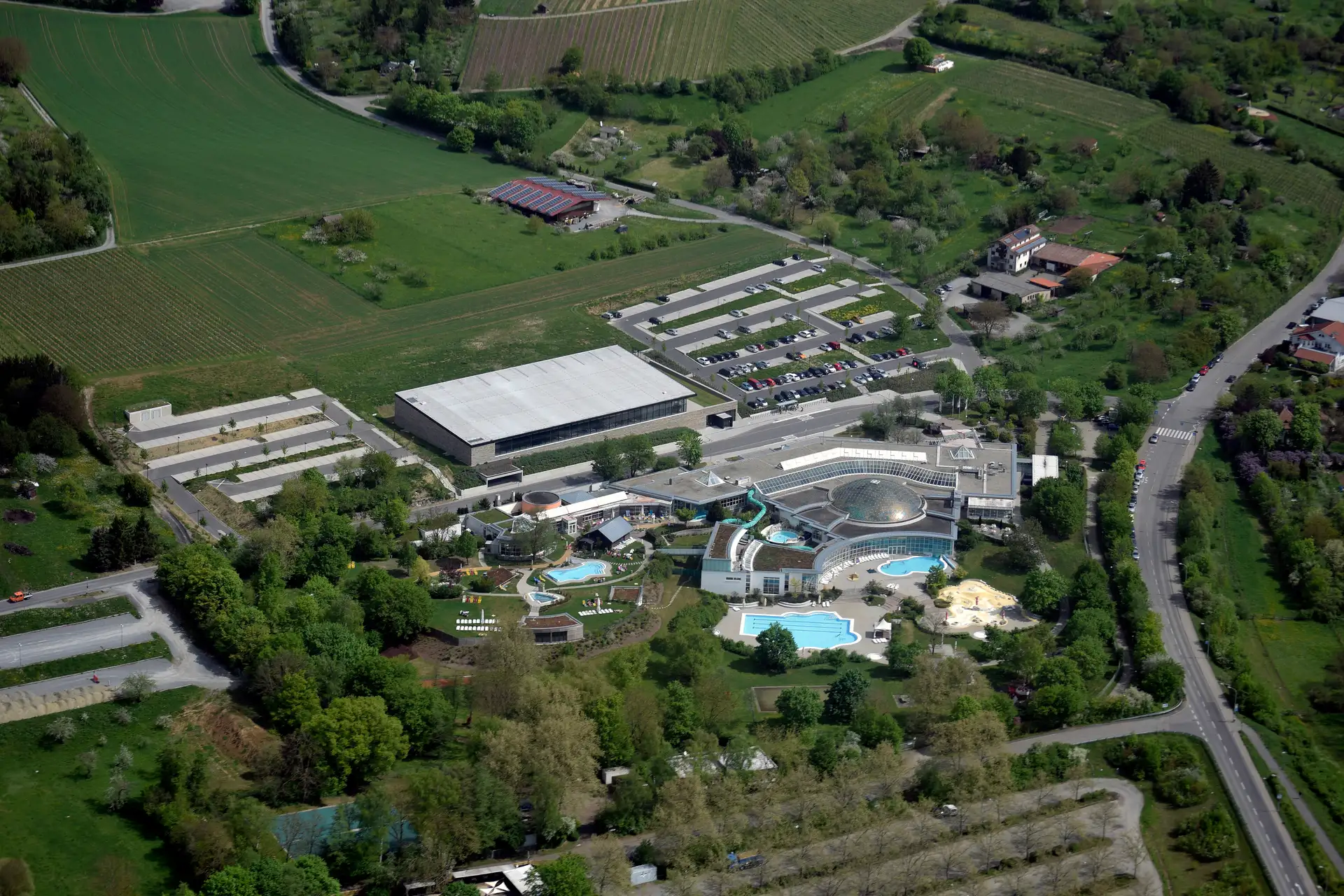 Ansicht einer Anlage am AQUAtoll in Neckarsulm.
