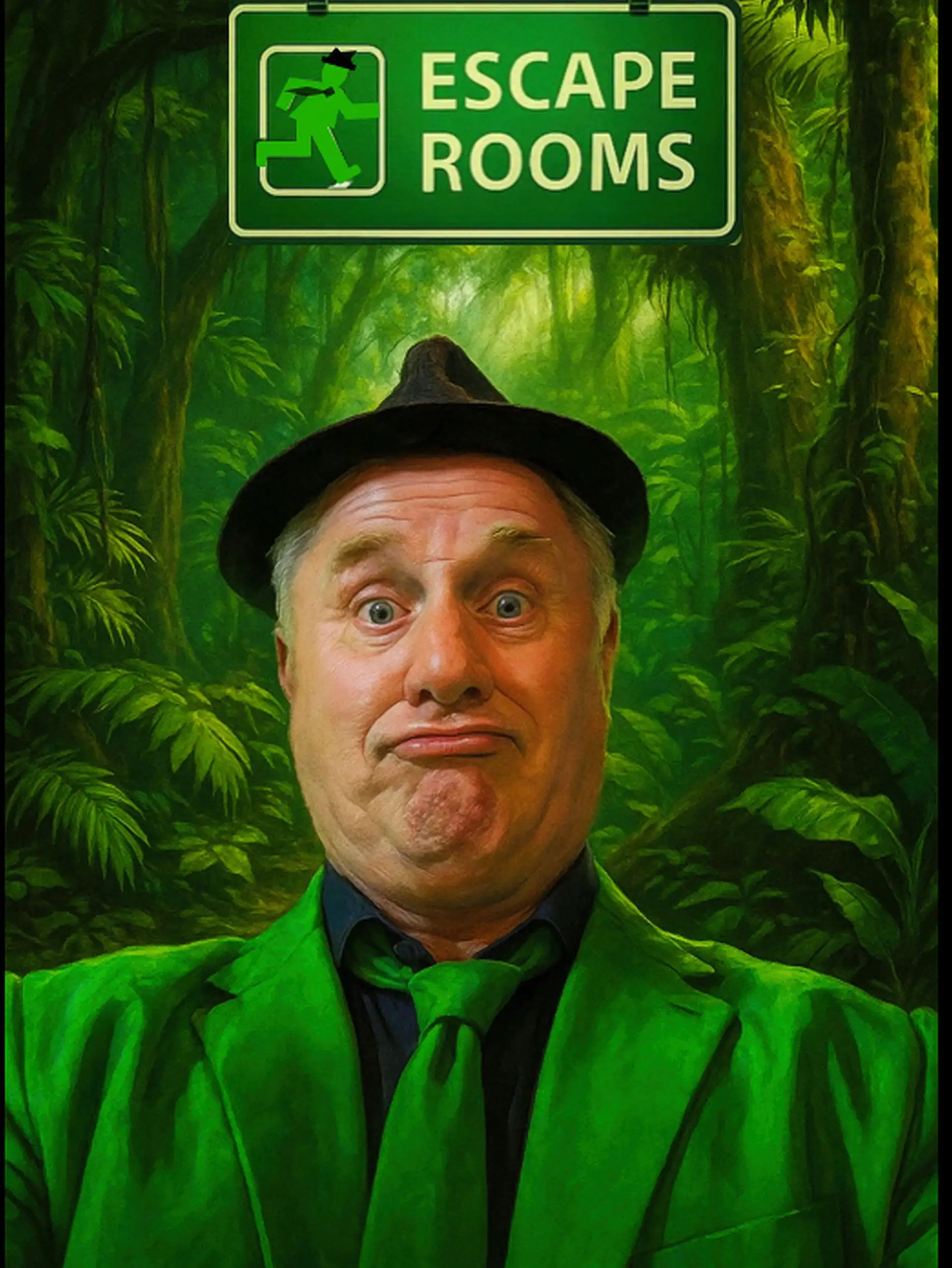 Promofoto zum Thema „Escape Rooms“ mit Bezug zu Bernd Kohlhepp.