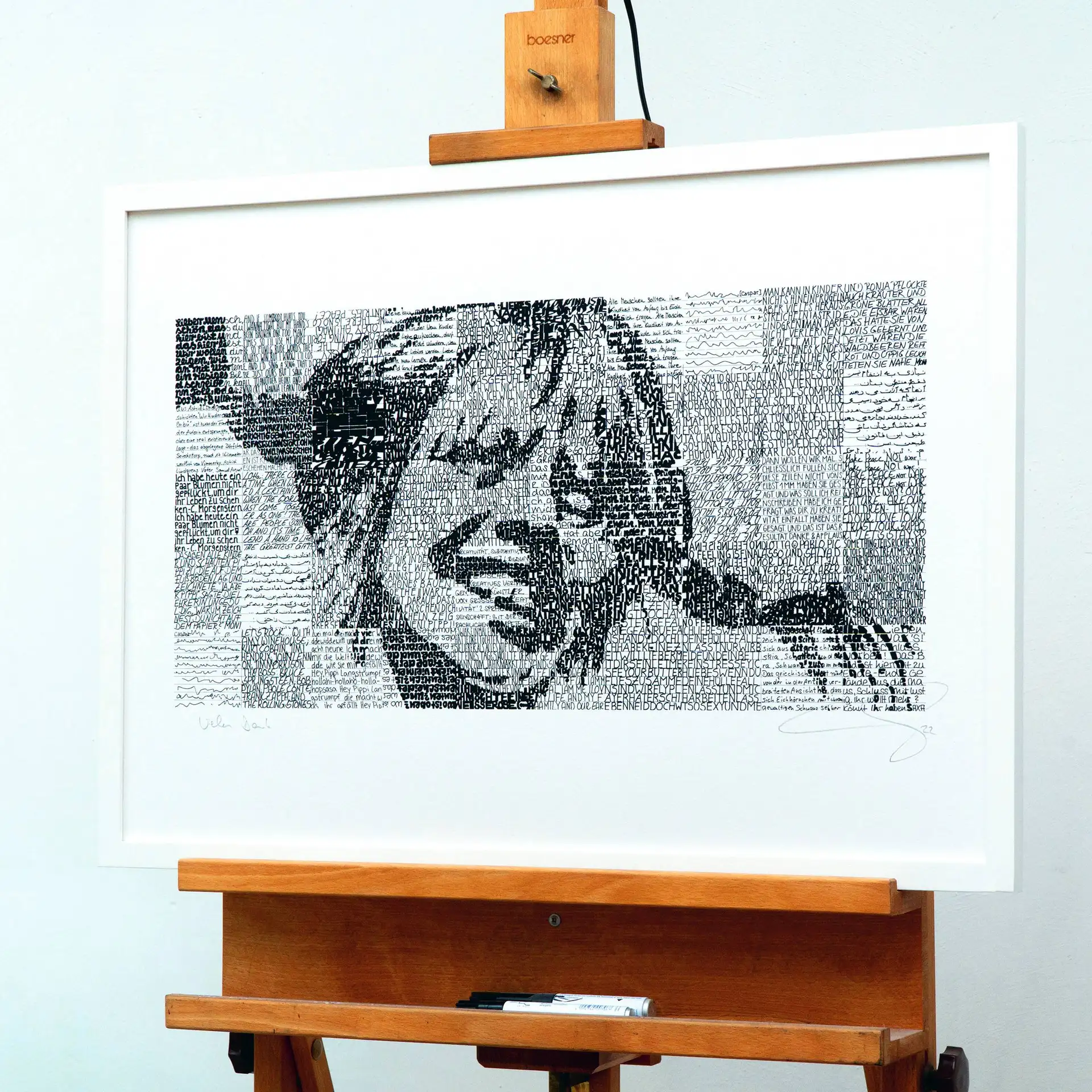 Das PatchArtWork „Pippi“ aus dem Freundeskreis von Atelier SAXA: Das inklusive Konzept des Projekts „SAXA macht Schule“ ermöglicht persönliche Erfolgserlebnisse ohne Frustration – unabhängig von Klassenstufe, Muttersprache oder Schulform.