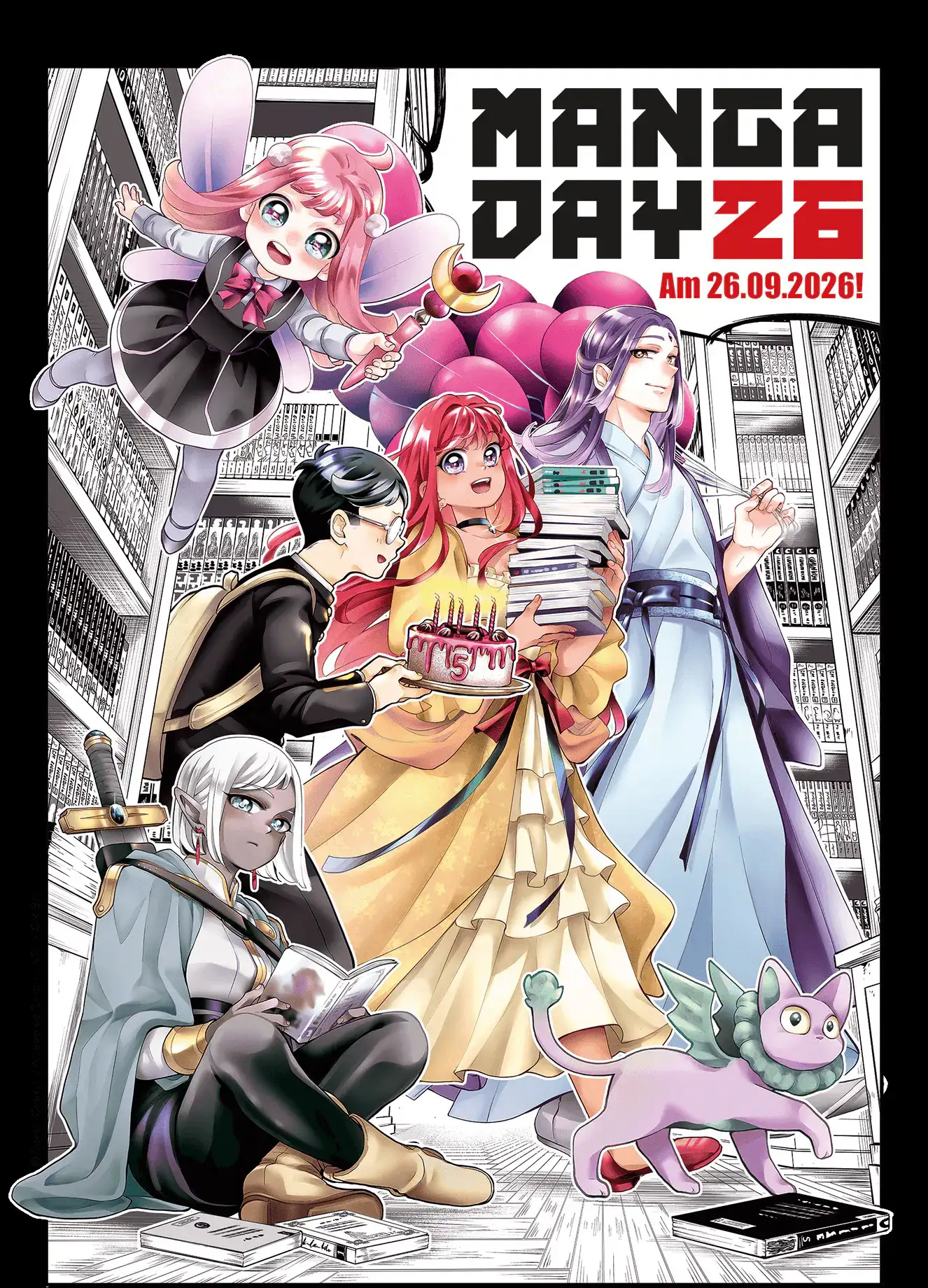 Stadtbücherei bietet beim MANGA DAY kostenlose Leseproben