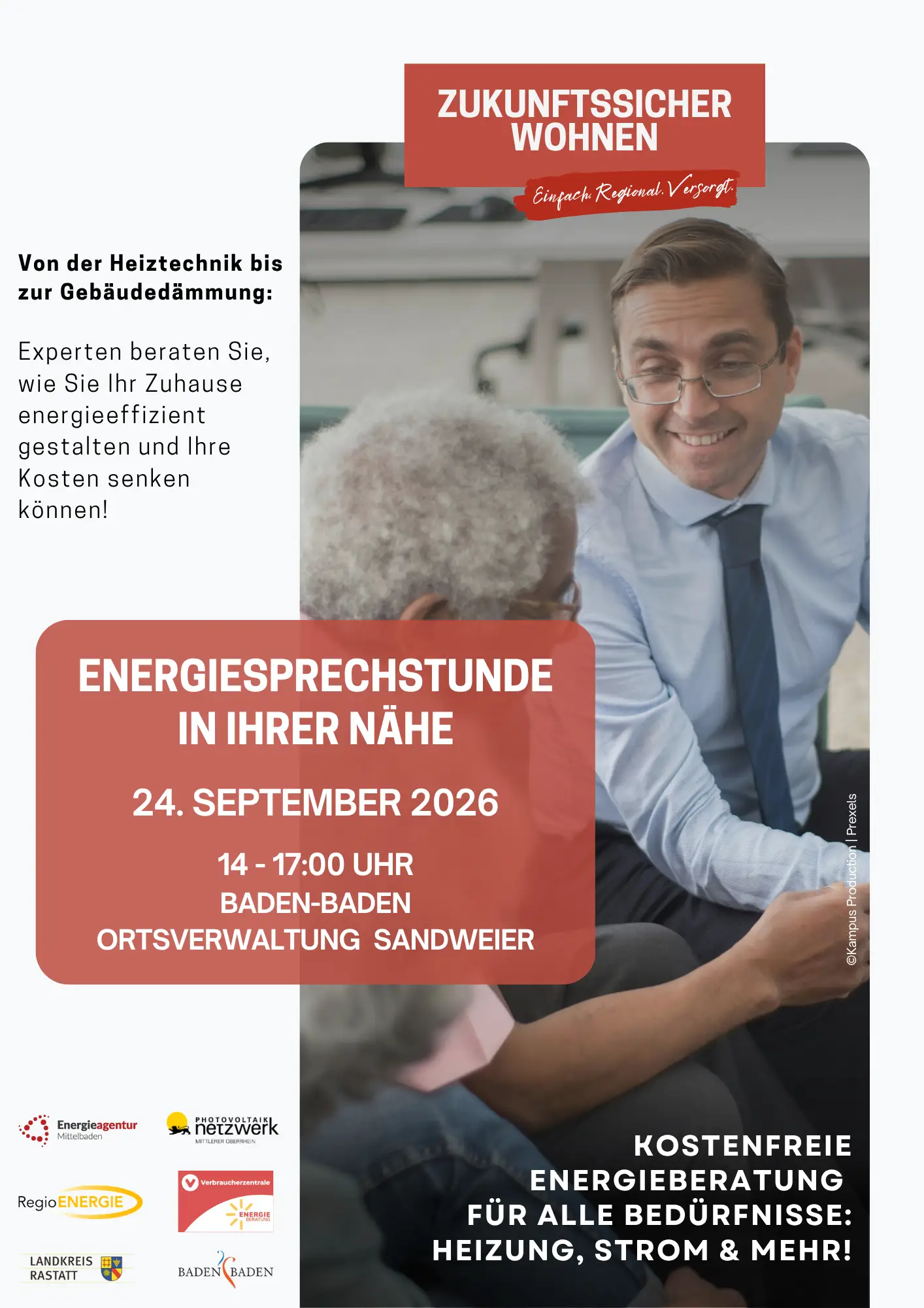 Kostenlose Energiesprechstunde in Sandweier