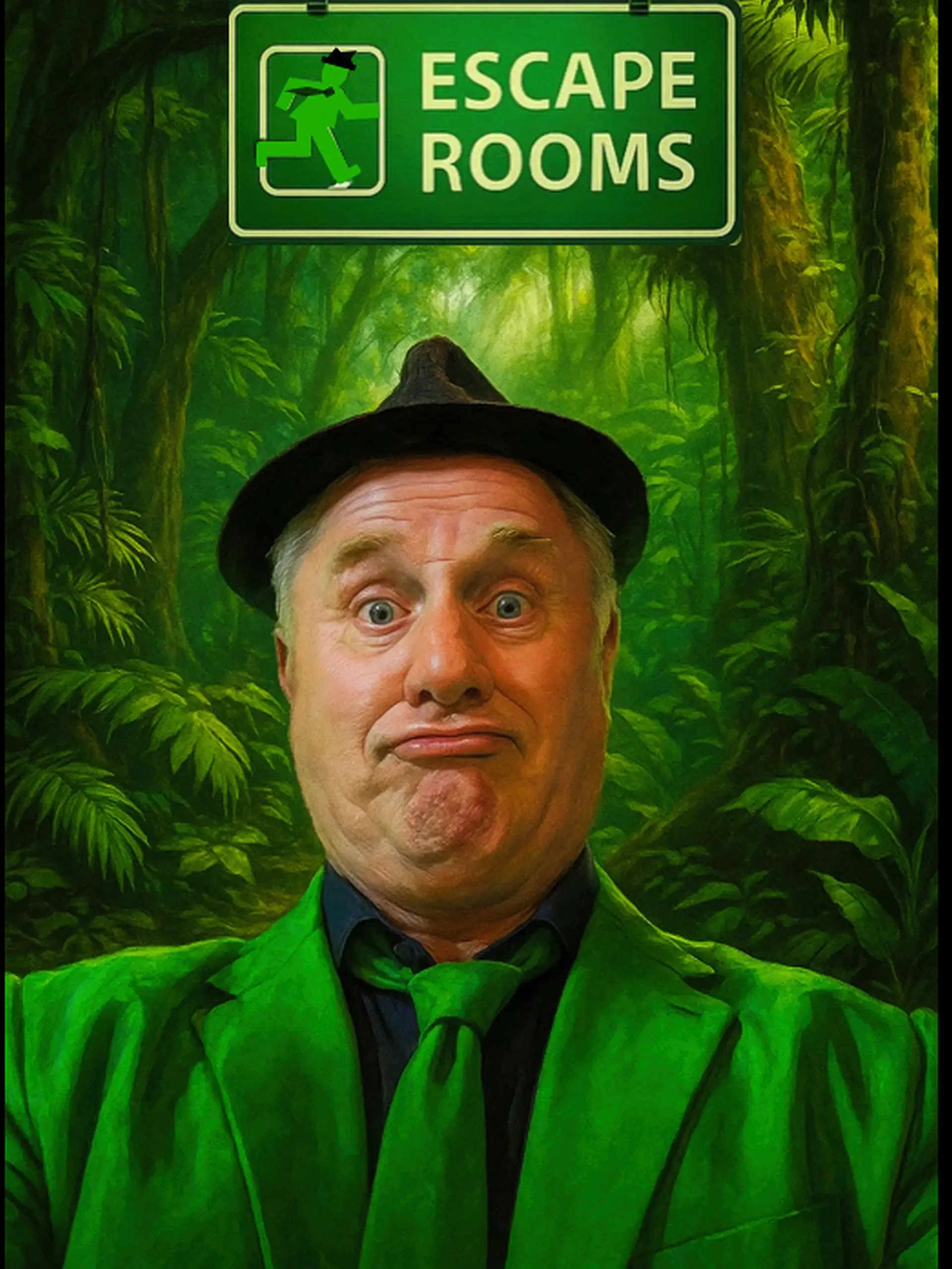 Promofoto zum Thema „Escape Rooms“ mit Bezug zu Bernd Kohlhepp.