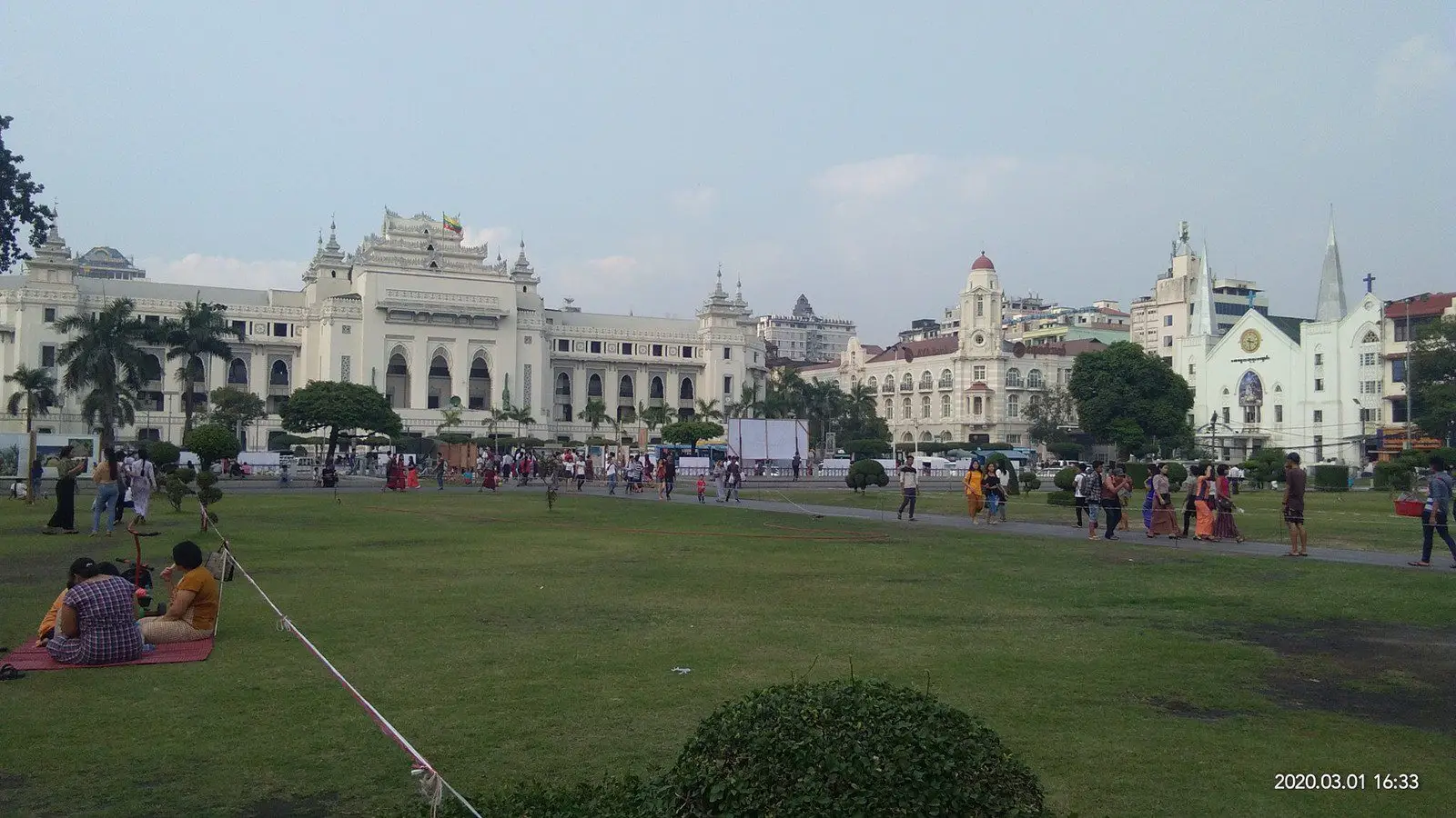 Yangon in Myanmar. Archivaufnahme von 2020.