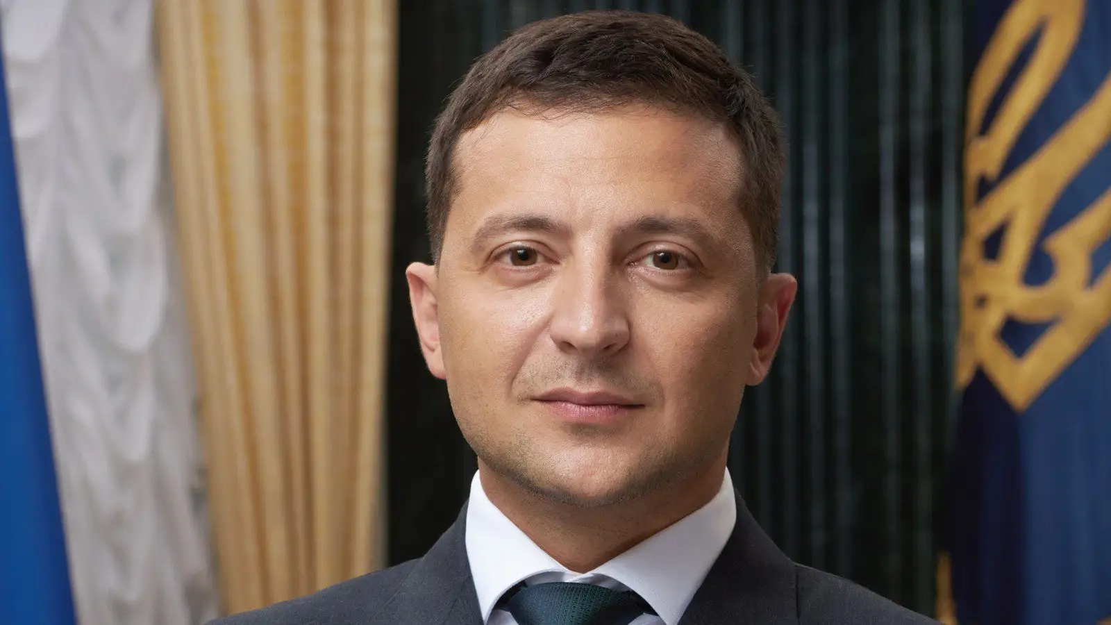 Wolodymyr Selenskyj. Offizielles Archivporträt von 2019.